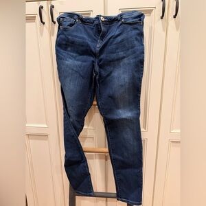 INC International Concepts Dark Blue Skinny Jeans